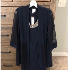 Navy Mother of the Bride Dress